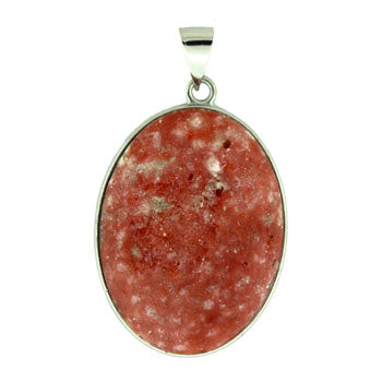 32X47mm Chili Jasper Oval Pendants