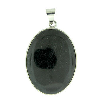 32X47mm Black Jasper Oval Pendants