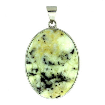 32X47mm White Turquoise Jasper Oval Pendants