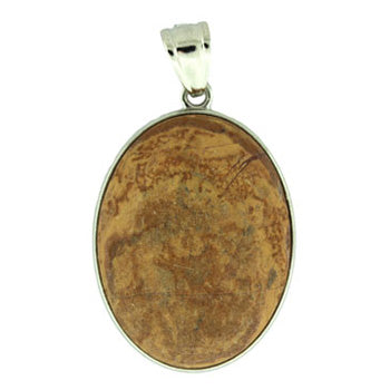 32X47mm Coconut Stone Oval Pendants