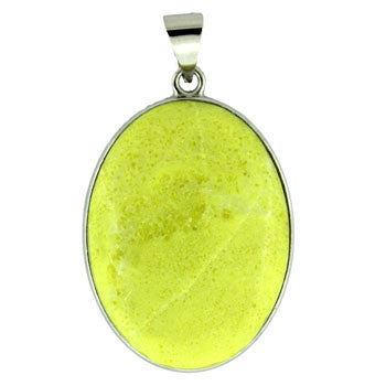 32X47mm Pineapple Jasper Oval Pendants