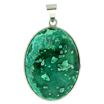 32X47mm Dyed Green Turquiose Jasper Oval Pendants