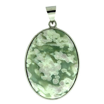 32X47mm Peace Jasper Oval Pendants