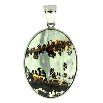 32X47mm Paintbrush Jasper Oval Pendants
