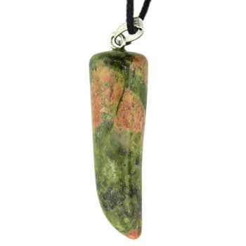 11X36mm Unakite Chili Pendants
