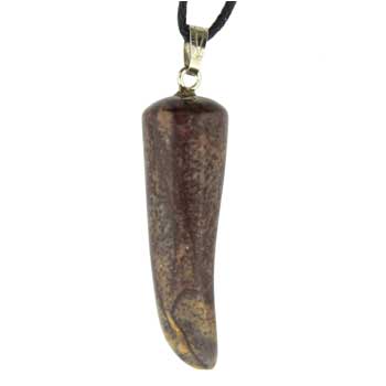 11X36mm Red Picture Jasper Chili Pendants
