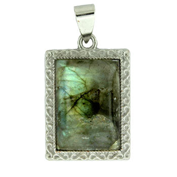 19X29mm Labradorite Rectangle Pendants