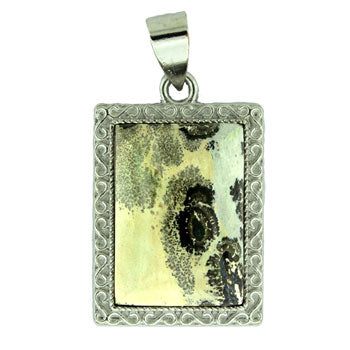 19X29mm Artistic Jasper Rectangle Pendants
