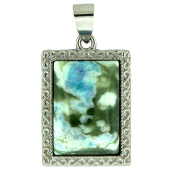 19X29mm Dyed Turquiose Jasper Rectangle Pendants