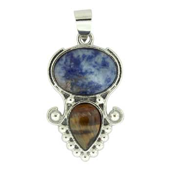 20X34mm Sodalite Brazil Oval Pendants