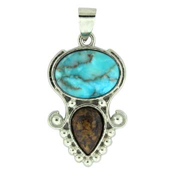 20X34mm Dyed Turquiose Jasper Oval Pendants