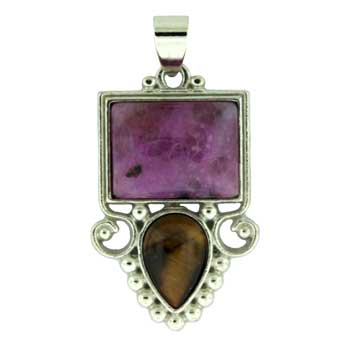 22X35mm Dyed Purple Quartz Glass Rectangle Pendants