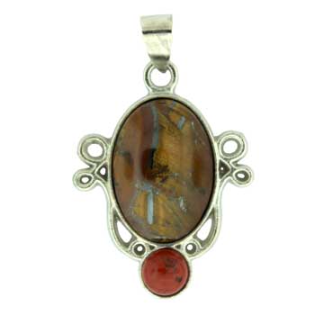 26X34mm Tiger Eye Oval Pendants