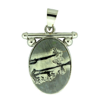 23X29mm Artistic Jasper Oval Pendants