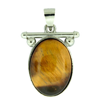 23X29mm Tiger Eye Oval Pendants