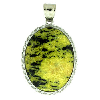 35X50mm Dyed Yellow Turtle Jasper Oval Pendants