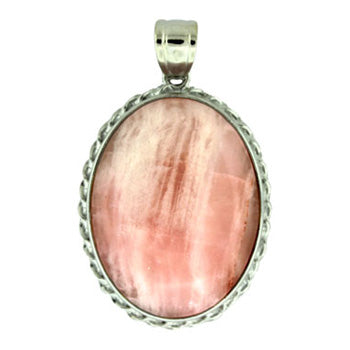 35X50mm Rose Quartz Oval Pendants