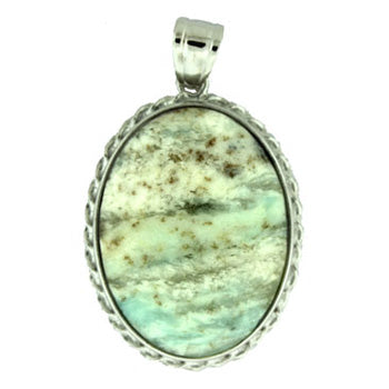 35X50mm Aquamarine Quartz Oval Pendants