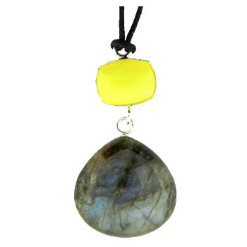 Labradorite Briolette Pendants
