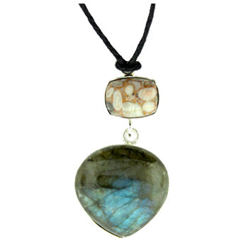 Labradorite Briolette Pendants