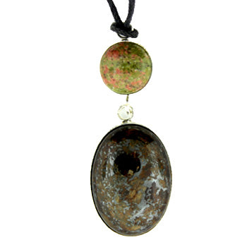Bronzite Oval Necklace