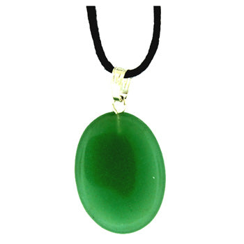 Green Aventurine Oval Pendants