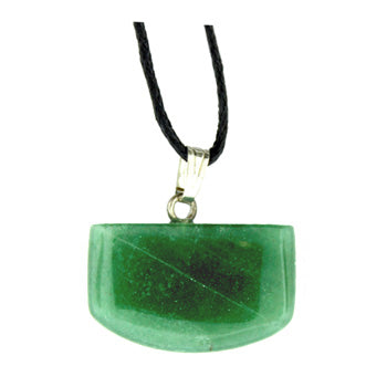 Green Aventurine Tongue Pendants