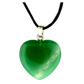 Green Aventurine Heart Pendants