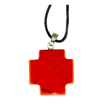 Red Jasper Cross Pendants