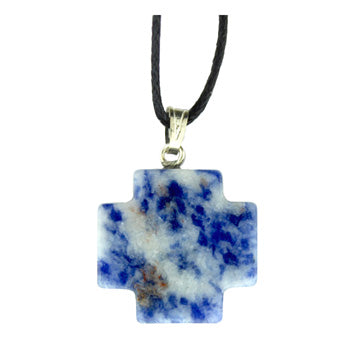 Sodalite Brazil Cross Pendants