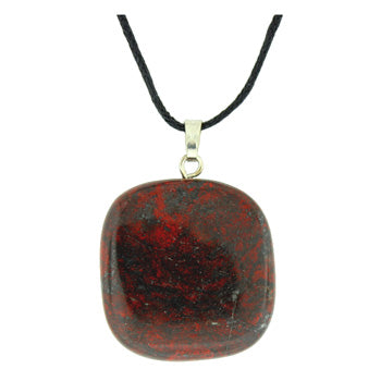 25-32mm Poppy Jasper Freeform Pendants