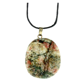 25-32mm Chinese Ruby Zoisite Freeform Pendants