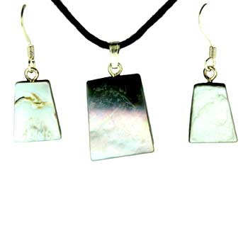 11X15 / 15X20mm Mother Of Pearl Ladder Pendants & Earrings