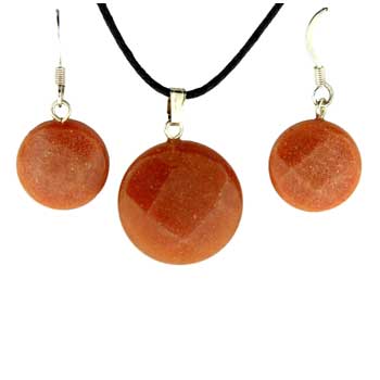 11X14/13X17mm Red Aventurine Coin Pendants