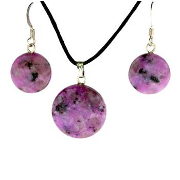 11X14/13X17mm Purple Quartz Glass Dyed Coin Pendants & Earrings
