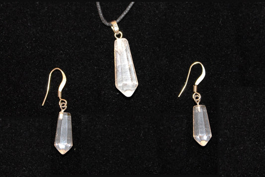 6X16/8X21mm Crystal Taper Point Pendants & Earrings