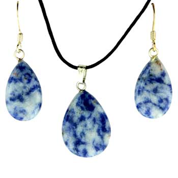 12X20/16X22mm Sodalite Brazil Pear Pendants & Earrings
