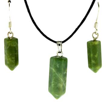 6X16/8X21mm Chinese BC Serpentine Point Pendants & Earrings