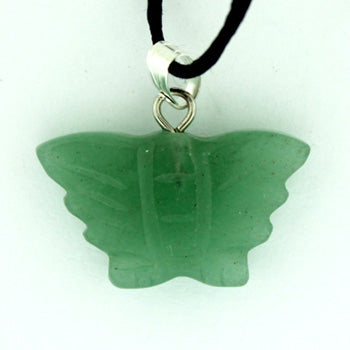 22X12mm Green Aventurine Butterfly Pendants