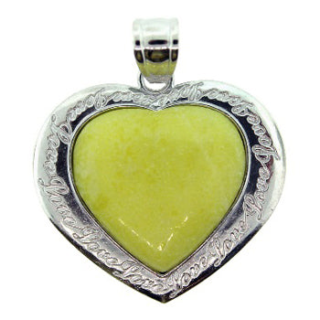 42mm Pineapple Jasper Heart Pendants