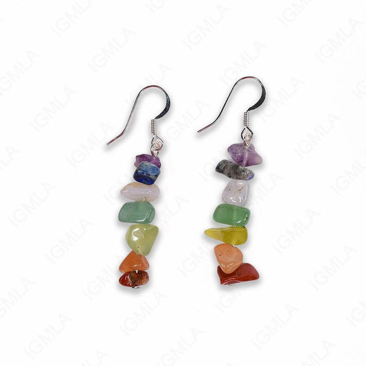 Chakra Heishi Earrings