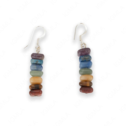Chakra Square Earrings