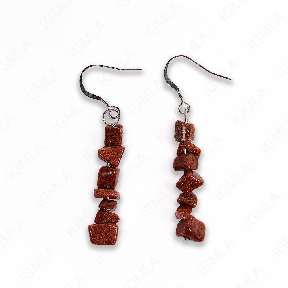 Cherry Quartz Chips Earrings