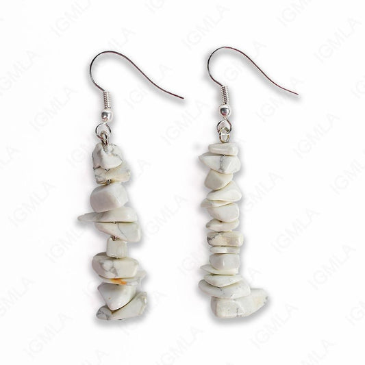 Howlite Chips Earrings