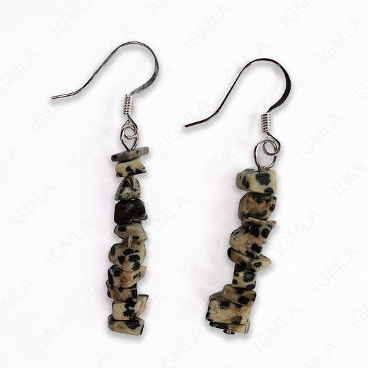 Dalmation Jasper Chips Earrings