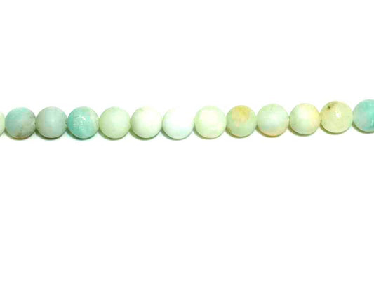 6mm Chinese. Jade Round Matt Beads