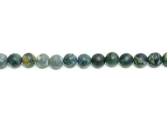 6mm Taiwan Jade Round Matt Beads