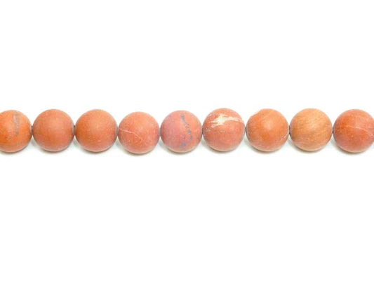 8mm Scenic Jasper Round Matt Beads