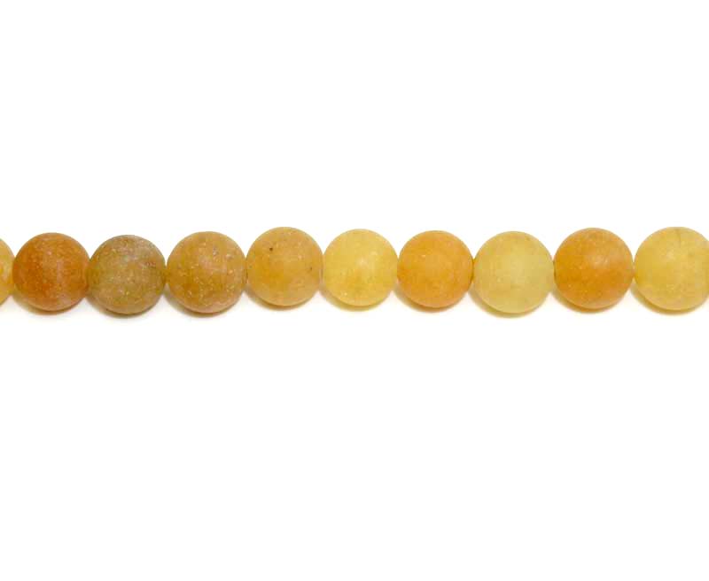 8mm Red Aventurine Round Matt Beads