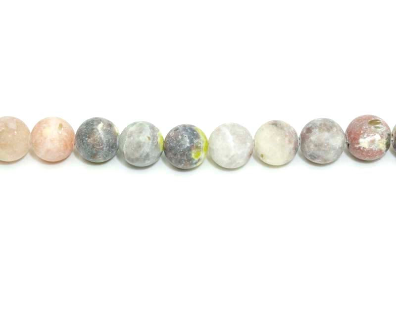 8mm Chilli Jasper Round Matt Beads